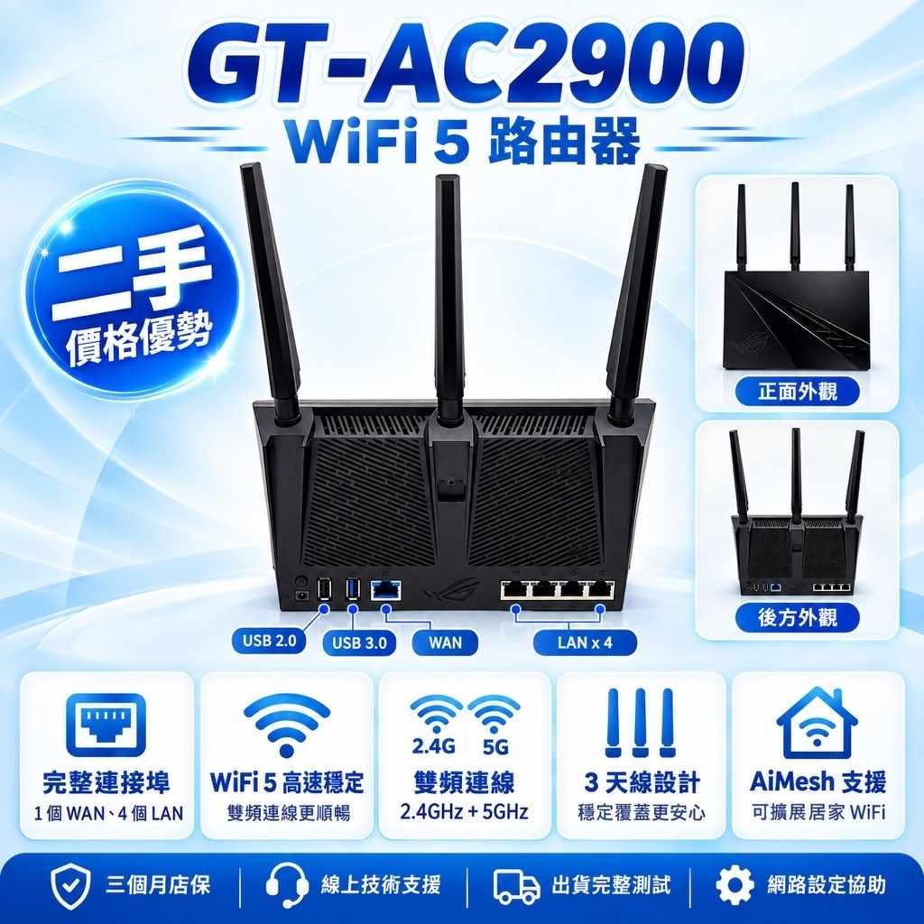 ASUS GT-AC2900 商品圖片 2
