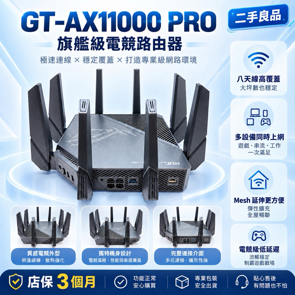 ASUS GT-AX11000 PRO 商品圖片 1