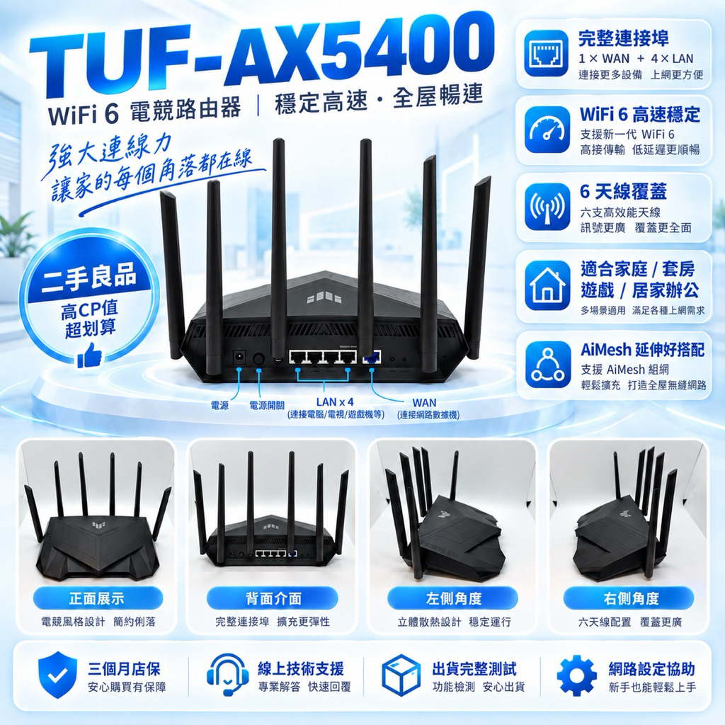 ASUS TUF-AX5400 商品圖片 2