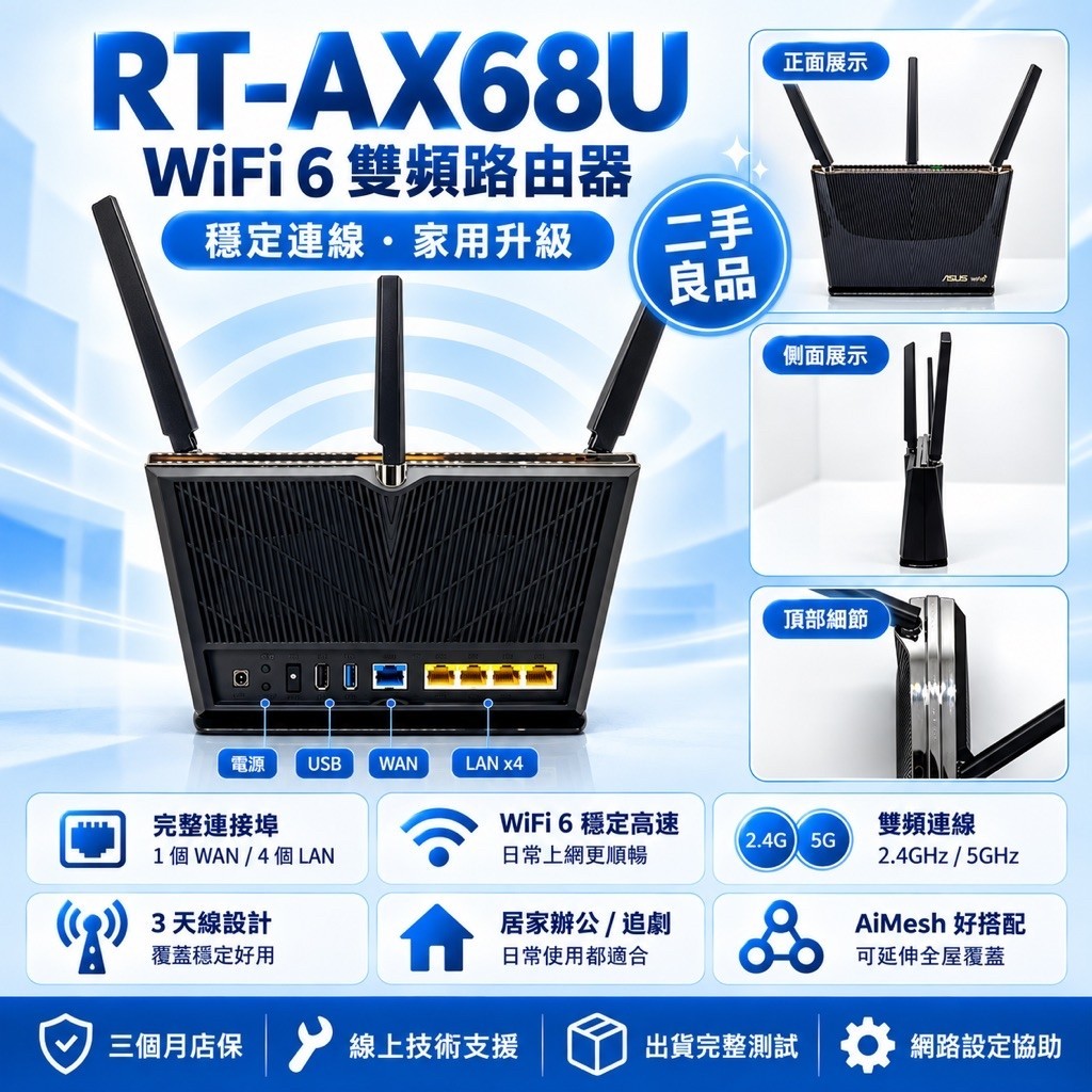 ASUS RT-AX68U 商品圖片